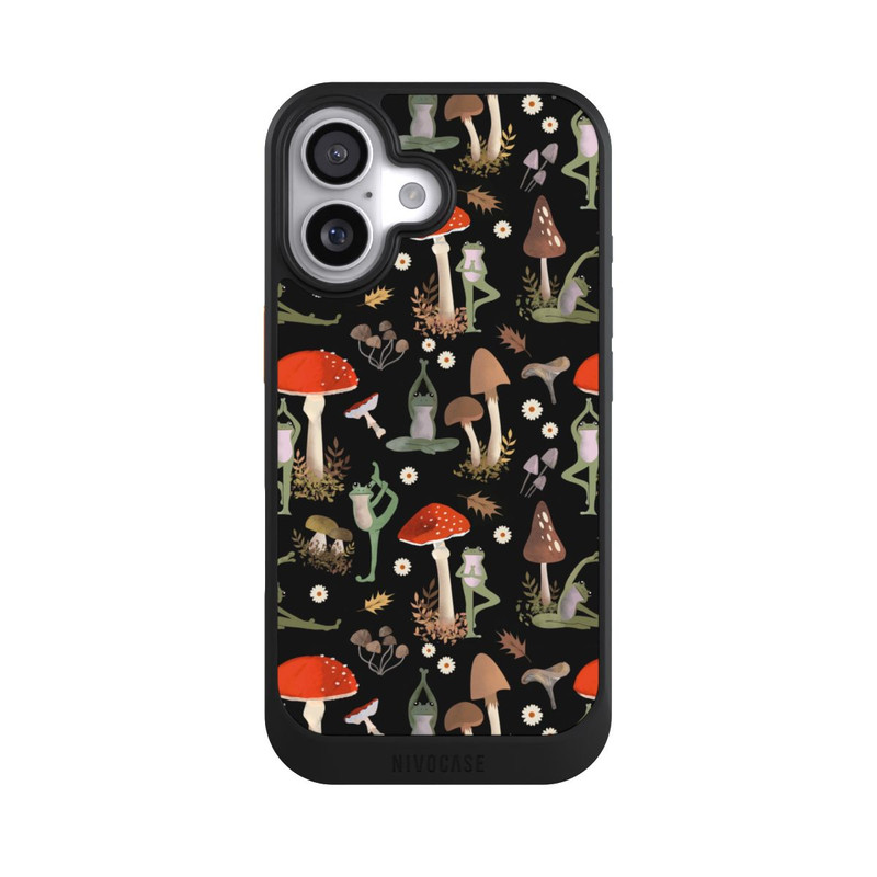 iPhone 17 NIVOcore Yoga-Frösche mit Pilzen