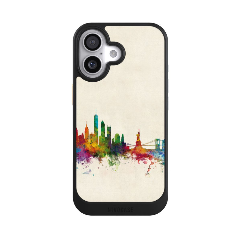iPhone 17 NIVOcore New York Skyline V2 Vintage Background