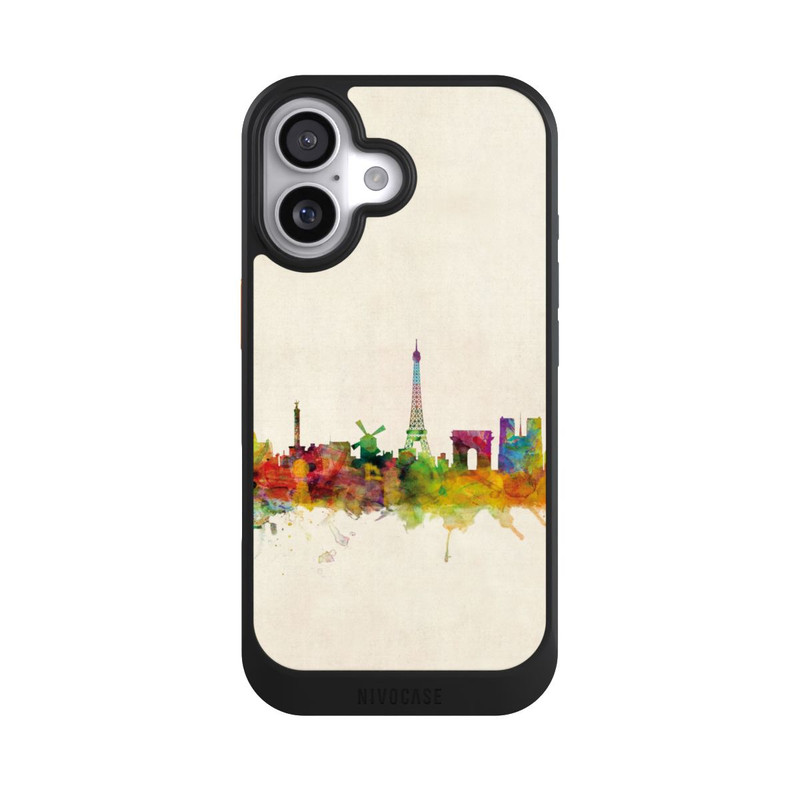 iPhone 17 NIVOcore Paris Skyline Vintage Hintergrund