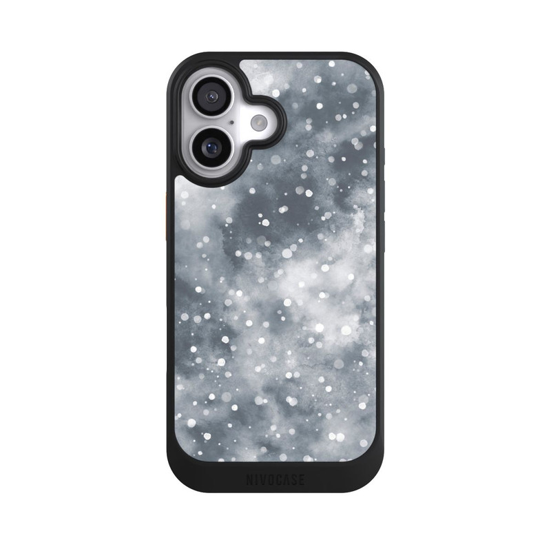 iPhone 17 NIVOcore Ciel de neige d'hiver abstrait