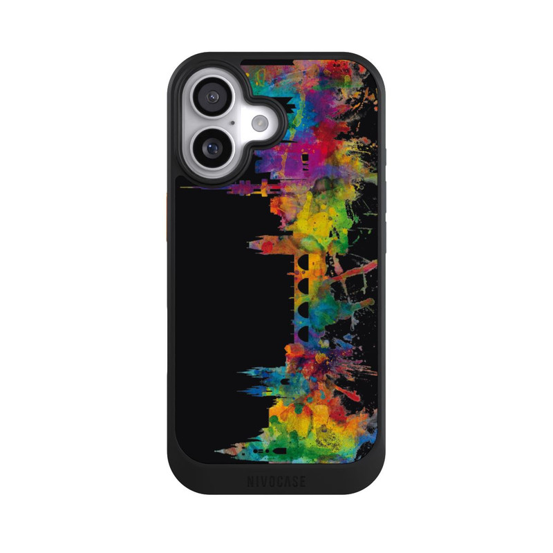 iPhone 17 NIVOcore Prag Tschechische Republik Skyline Schwarz