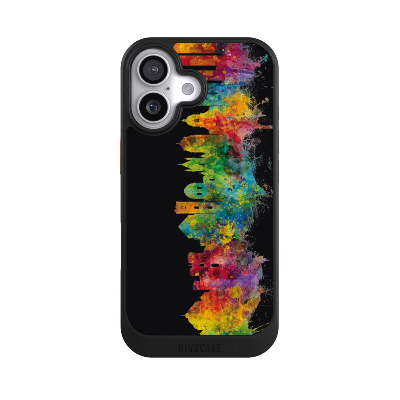 iPhone 17 NIVOcore Neapel Italien Skyline Schwarz