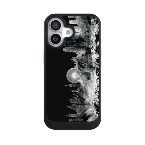  NIVOcore London Skyline BW Schwarz