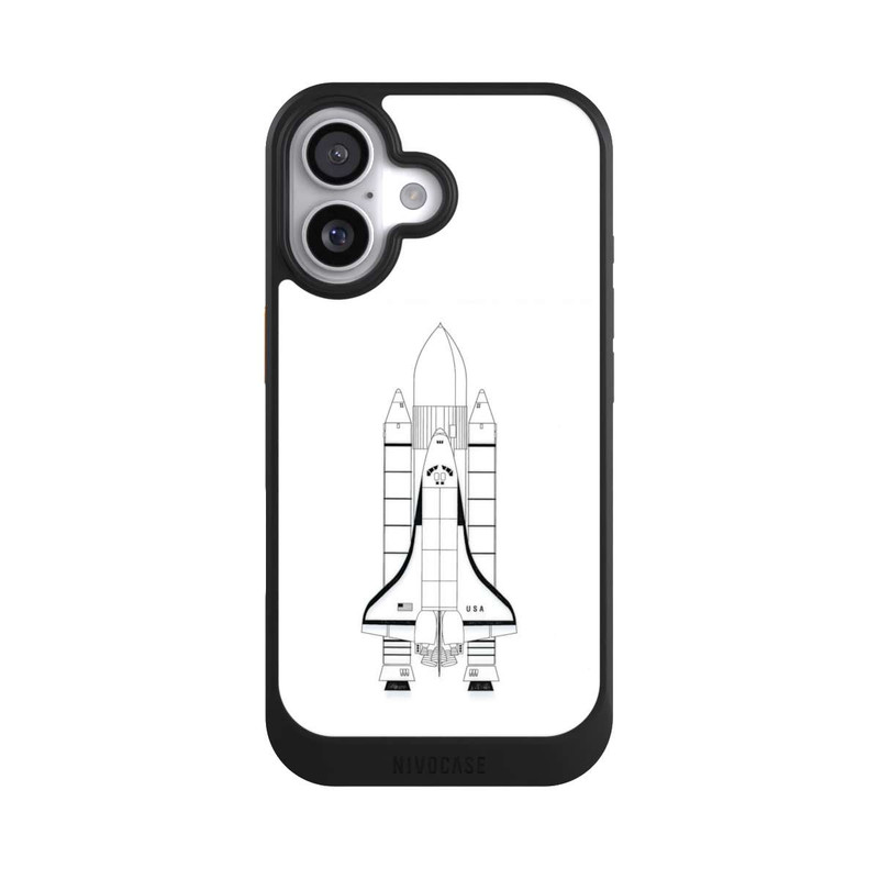 iPhone 17 NIVOcore NASA Raumfahrt Weiß
