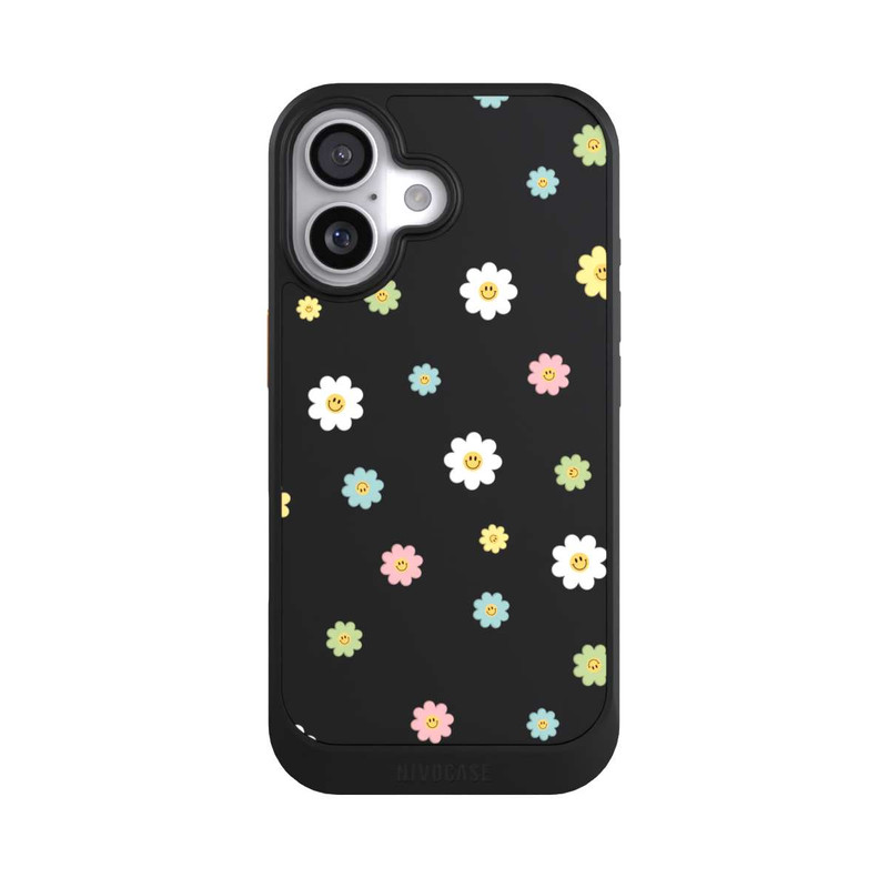 iPhone 17 NIVOcore Flower Power klein transparent