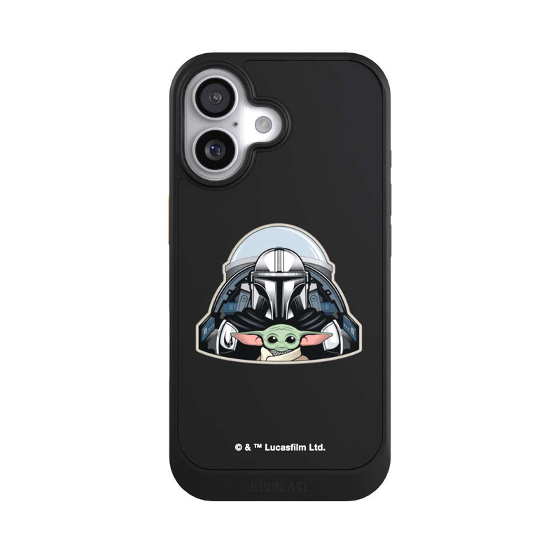 iPhone 17 NIVOcore Mando et Grogu Transparent