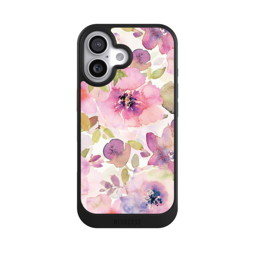  NIVOcore Tapete mit rosa Blumen