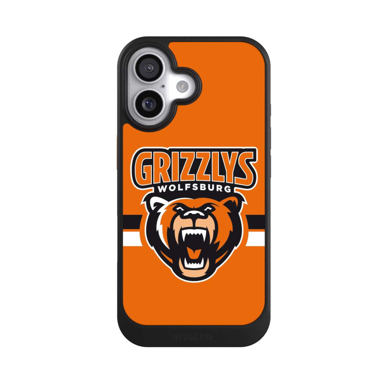 iPhone 17 NIVOcore Logo Streifen Schwarz und Weiß