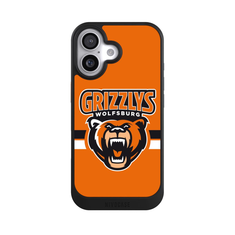 iPhone 17 NIVOcore Logo Streifen Schwarz und Weiß