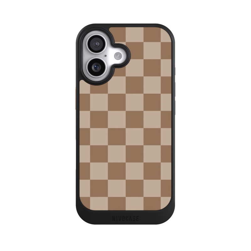 iPhone 17 NIVOcore Braun Karo