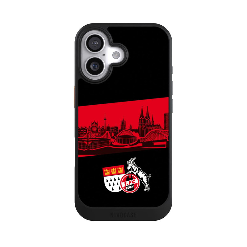iPhone 17 NIVOcore Skyline Köln Rot Schwarz