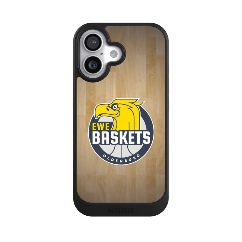 iPhone 17 NIVOcore EWE Baskets Logo Parkett