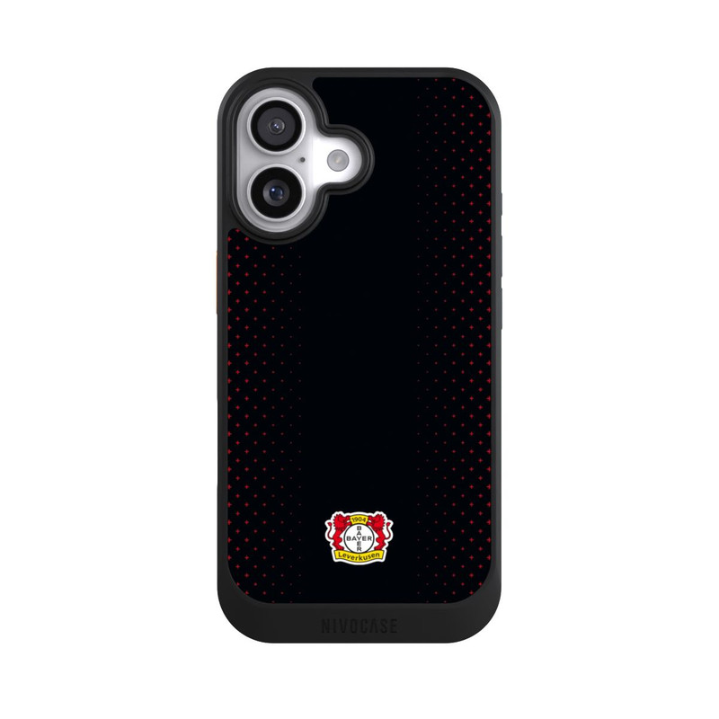 iPhone 17 NIVOcore Bayer 04 Leverkusen Schwarz mit Muster