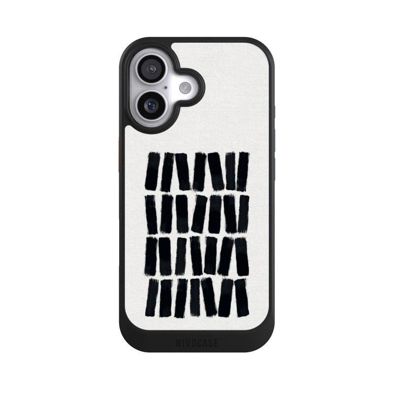 iPhone 17 NIVOcore Schwarze Pinselstriche