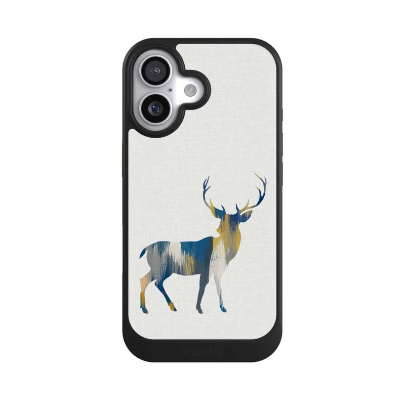 iPhone 17 NIVOcore Cerf bleu et jaune