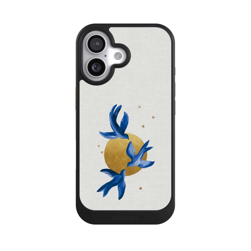 iPhone 17 NIVOcore Oiseaux bleus