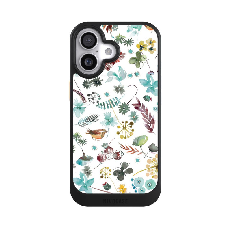 iPhone 17 NIVOcore Papillon botanique Nature Bleu