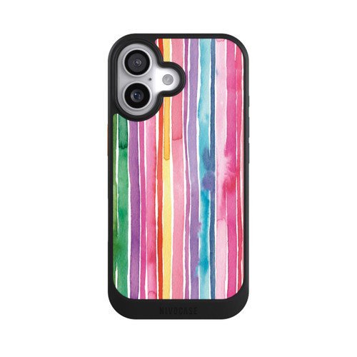 Apple iPhone 17 NIVOcore Camouflage Rainbow Stripes