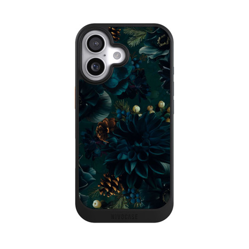  NIVOcore Blumenmuster Grün und Blau