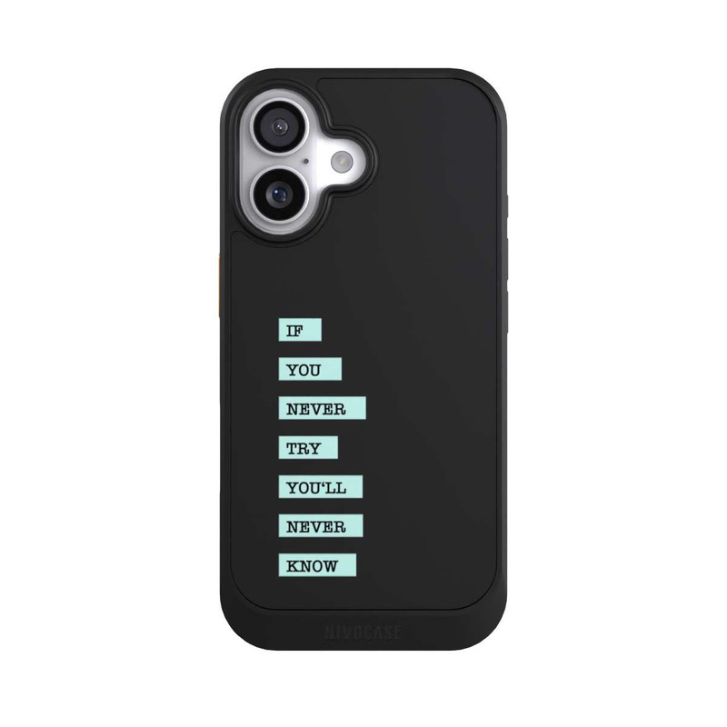 iPhone 17 NIVOcore If You Try Green Transparent