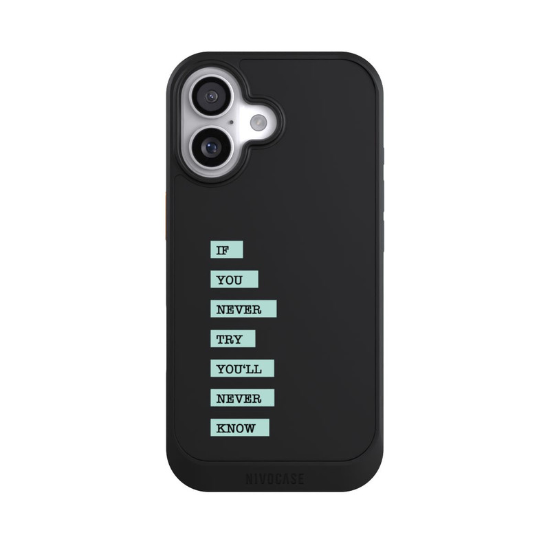 iPhone 17 NIVOcore If You Try Green Transparent