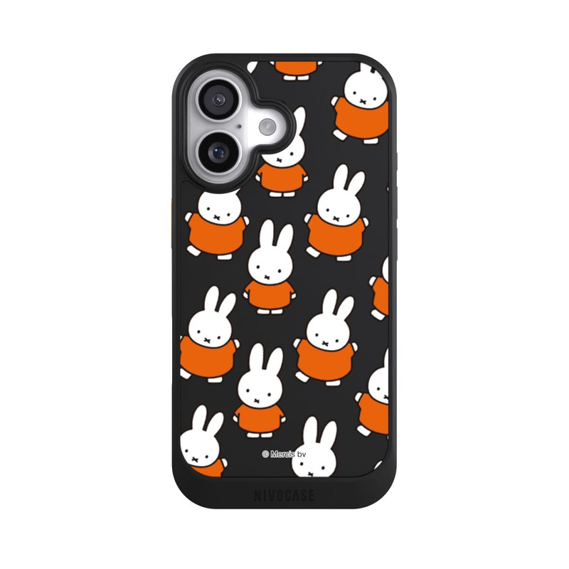 iPhone 17 NIVOcore Miffy Pattern Dancing Transparent