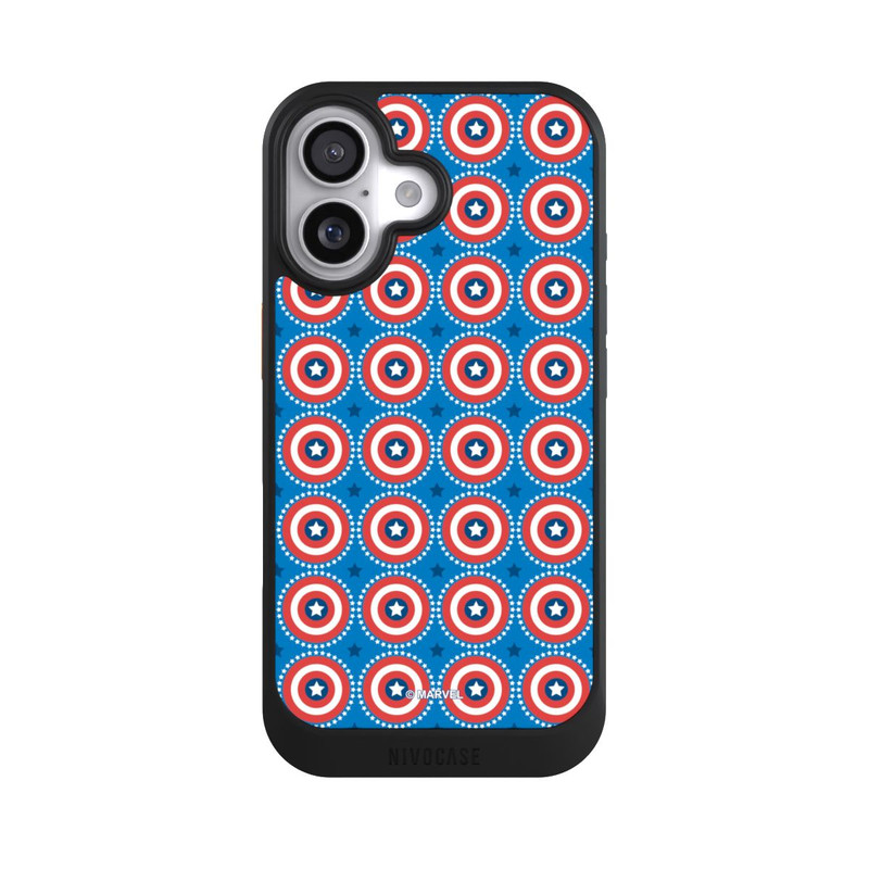 iPhone 17 NIVOcore Captain American Shield Pattern