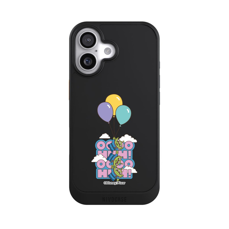 iPhone 17 NIVOcore Toy Story Aliens Balloons OOOOHHH Transparent