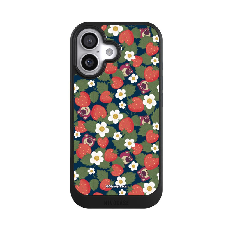 iPhone 17 NIVOcore Lotso Toy Story Strawberry Flower Pattern