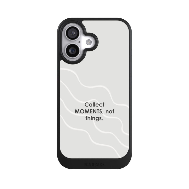 iPhone 17 NIVOcore Collect Moments Not Things Grey