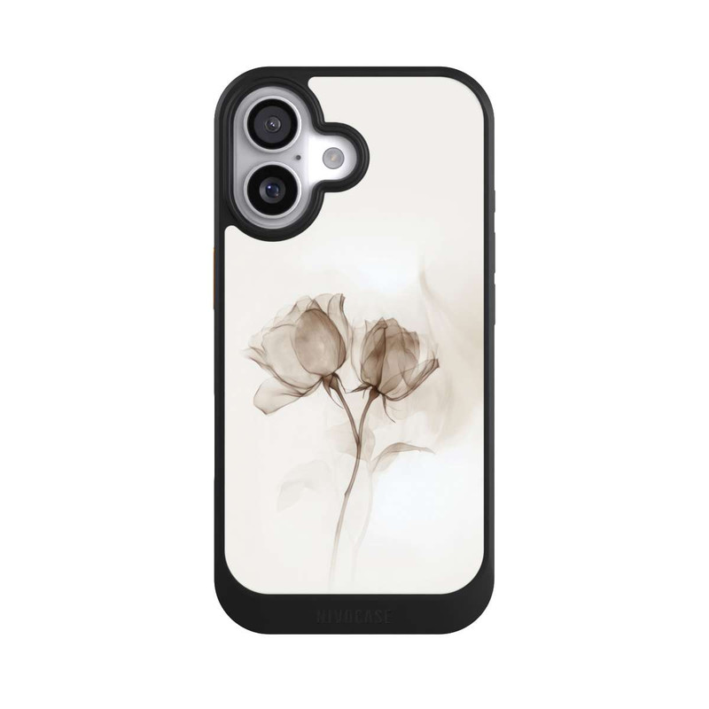 iPhone 17 NIVOcore Braune Rose Blume Nebel