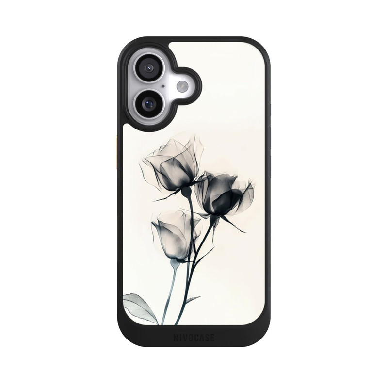 iPhone 17 NIVOcore Schwarze Blume