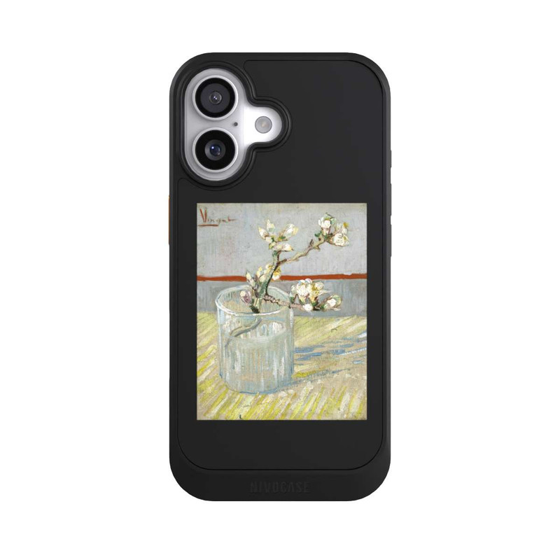 iPhone 17 NIVOcore Branche d'amandier en fleurs dans un verre de Vincent van Gogh