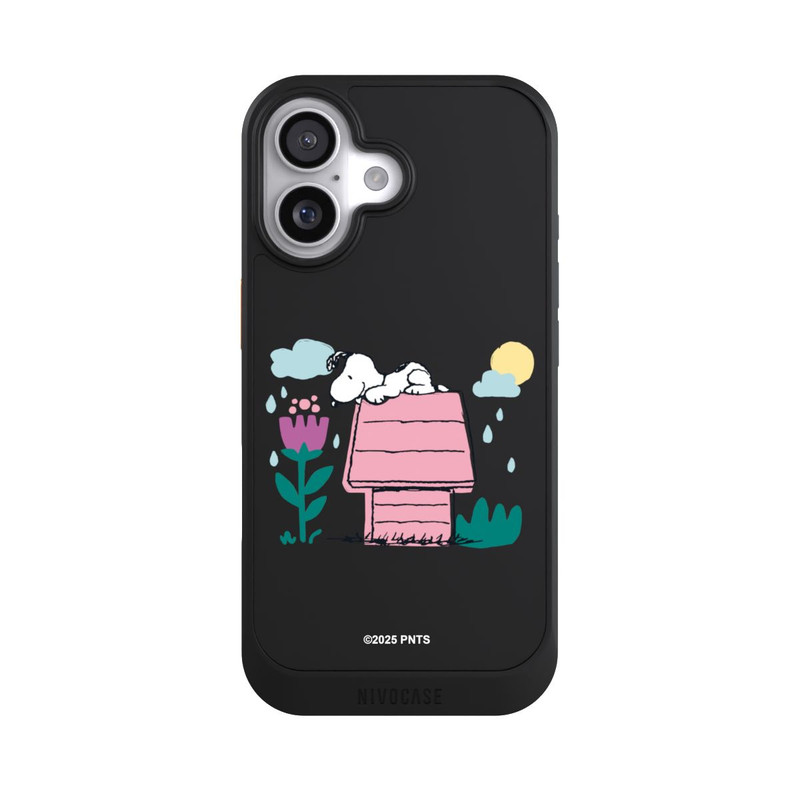 iPhone 17 NIVOcore Snoopy Chenil Printemps transparent