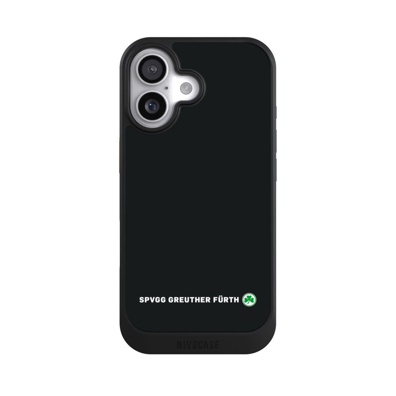 iPhone 17 NIVOcore SPVGG GREUTHER FÜRTH Logo Horizontal schwarz
