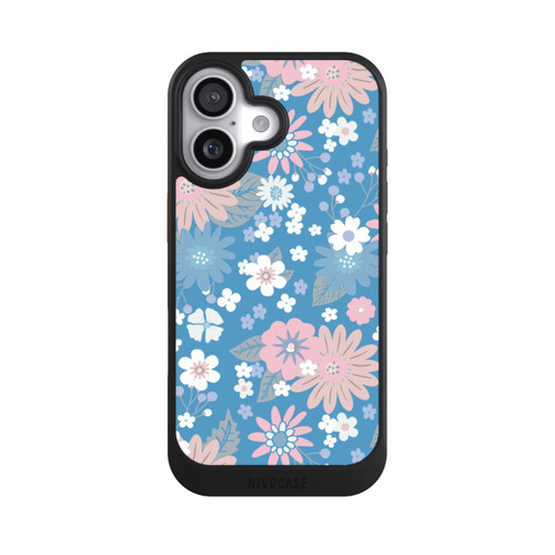  NIVOcore Wildblumen Muster Blau