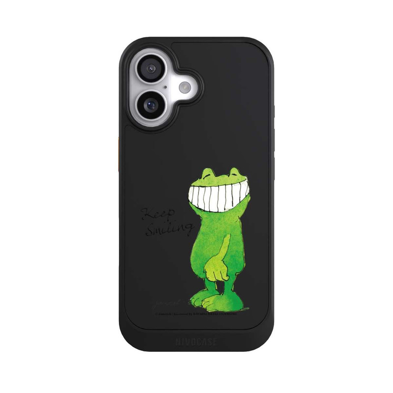 iPhone 17 NIVOcore Frosch Keep Smiling Transparent