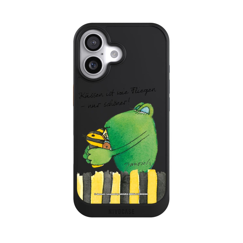 iPhone 17 NIVOcore Frosch Küssen ist wie Fliegen Transparent