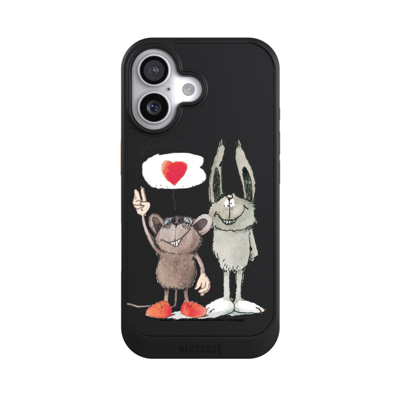 iPhone 17 NIVOcore Maus und Hase Transparent