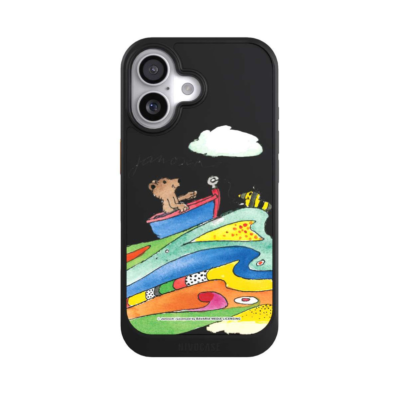 iPhone 17 NIVOcore Bär und Tigerente Boot Transparent