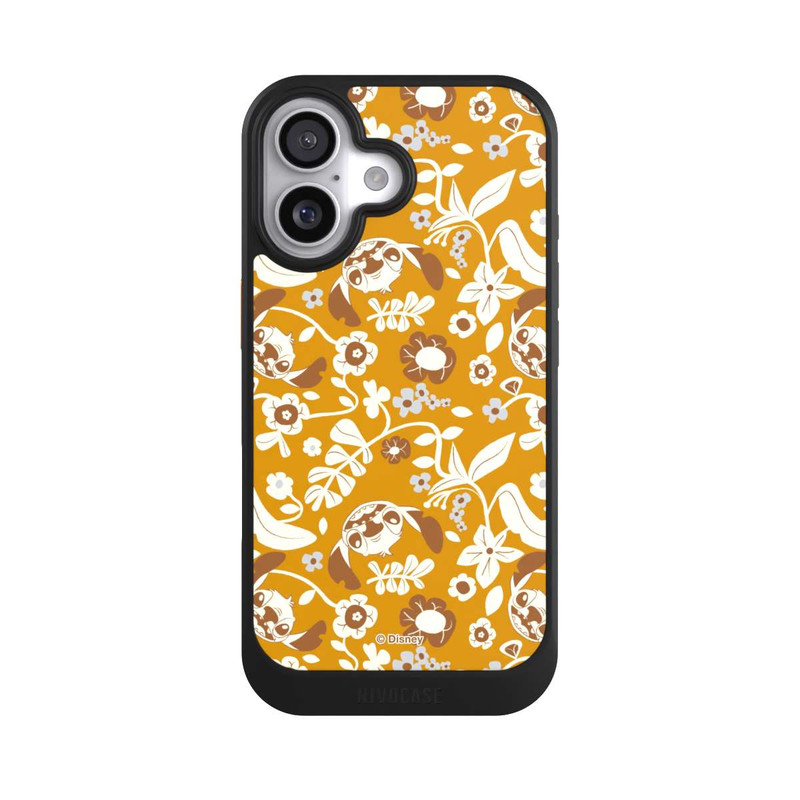 iPhone 17 NIVOcore Stitch Floral Mustard Pattern