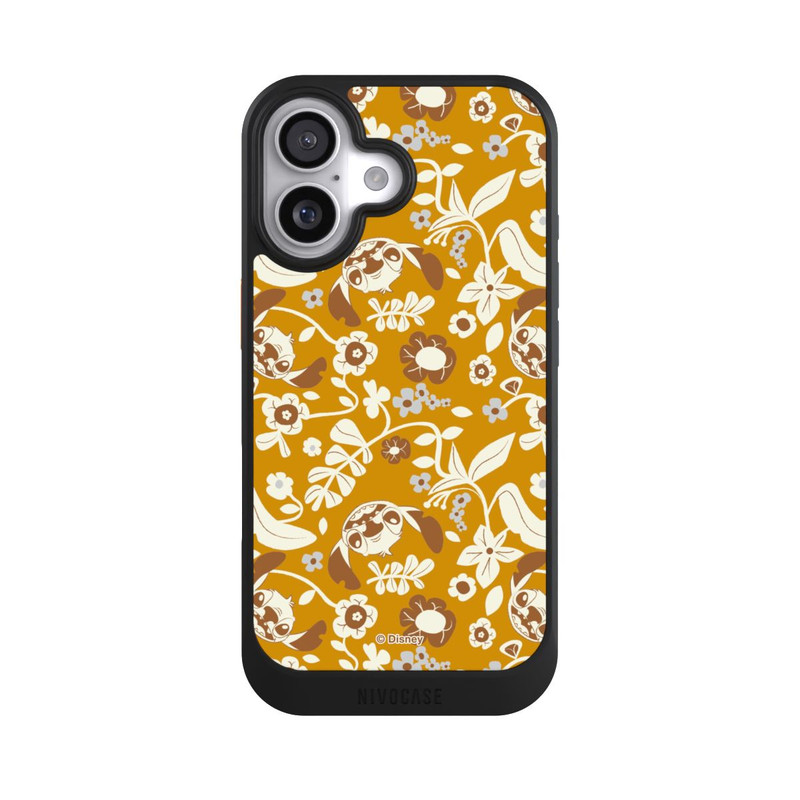 iPhone 17 NIVOcore Stitch Floral Mustard Pattern