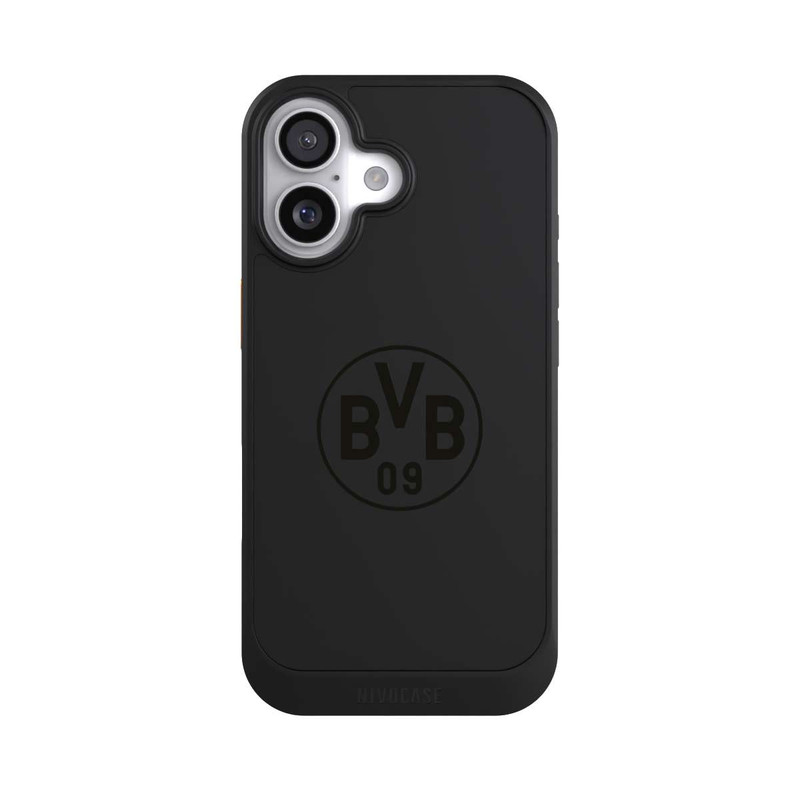 iPhone 17 NIVOcore BVB Logo Schwarz Transparent