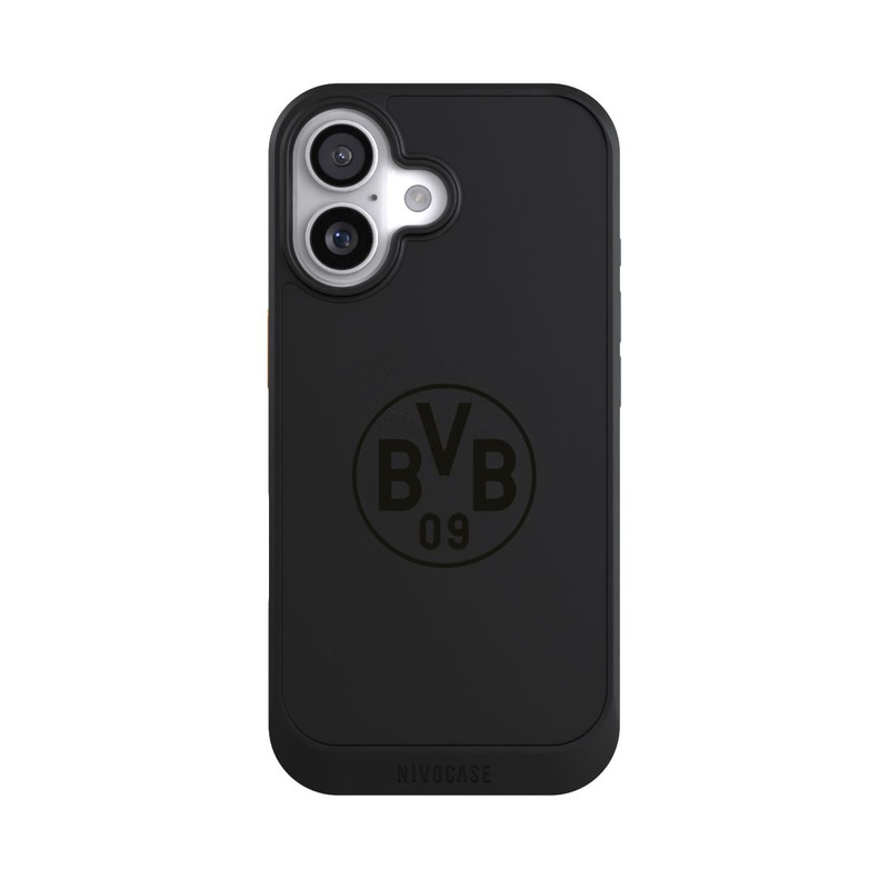 iPhone 17 NIVOcore BVB Logo Schwarz Transparent