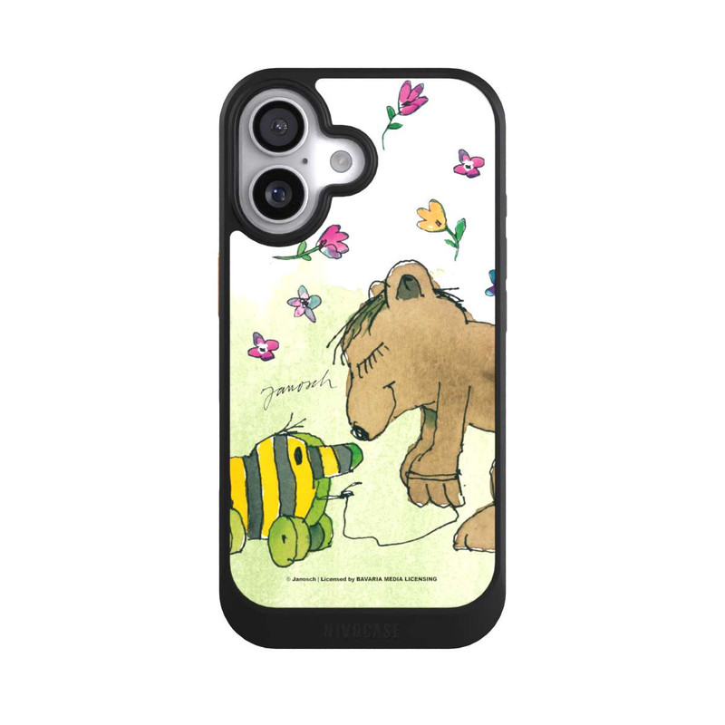 iPhone 17 NIVOcore Bär und Tigerente Blumenregen