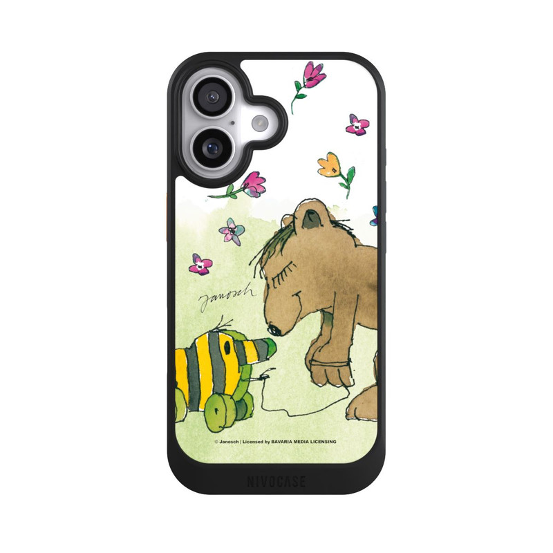 iPhone 17 NIVOcore Bär und Tigerente Blumenregen