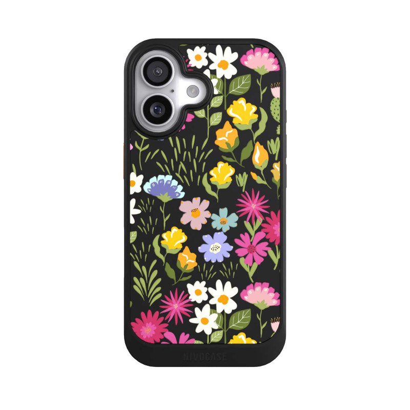 iPhone 17 NIVOcore Bunte Sommerblumen Transparent