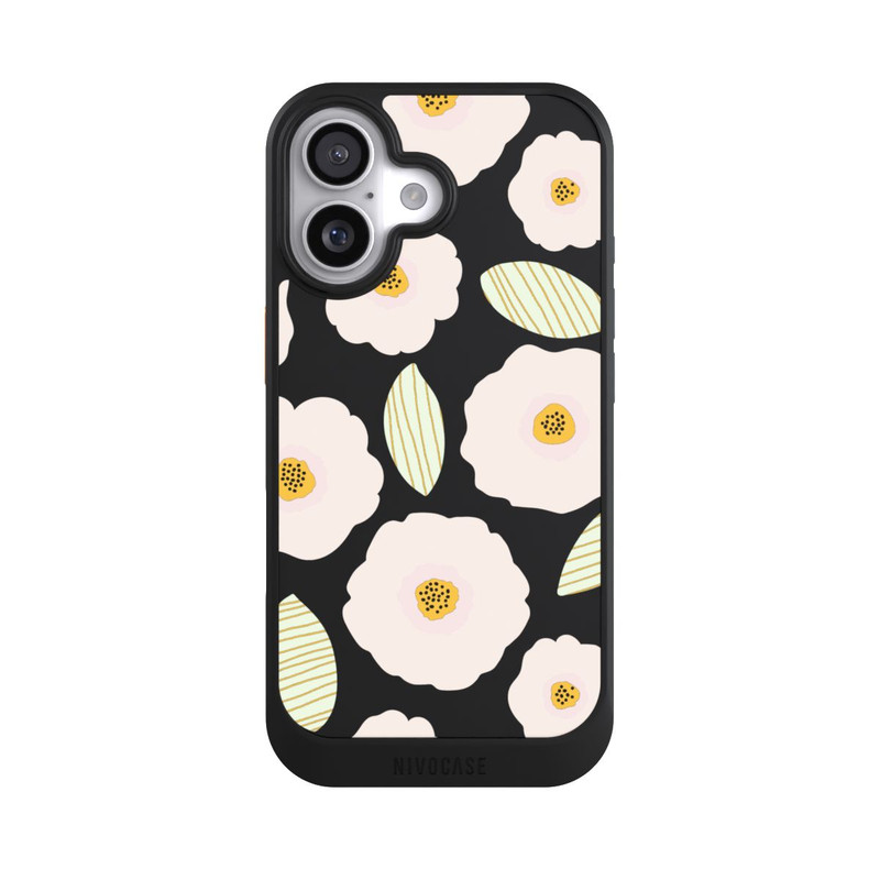 iPhone 17 NIVOcore Simple Pastell Flowers Light Transparent