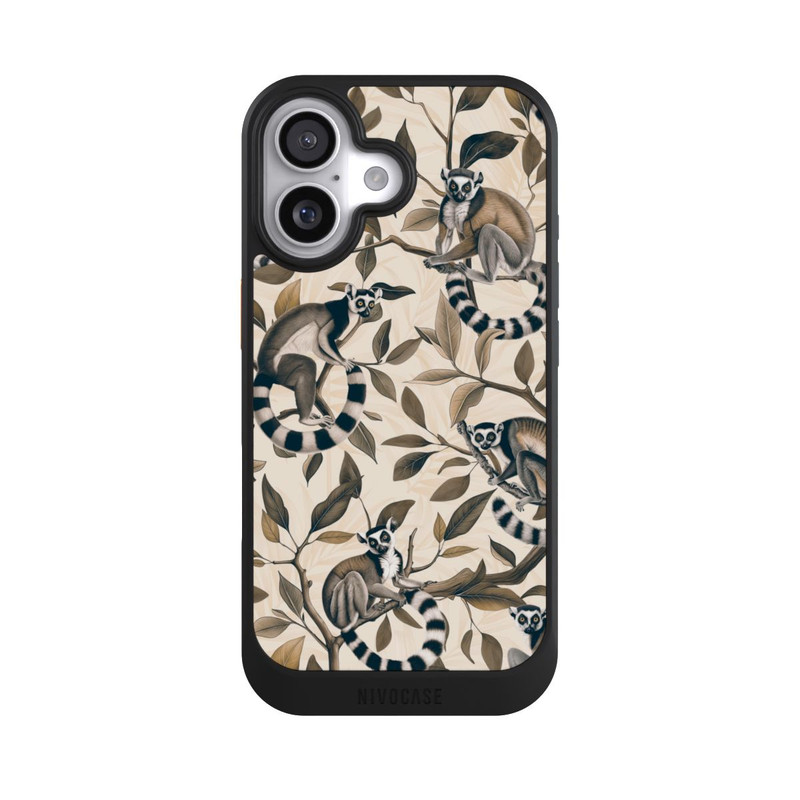 iPhone 17 NIVOcore Lush Tropical Lemur Paradise with AI