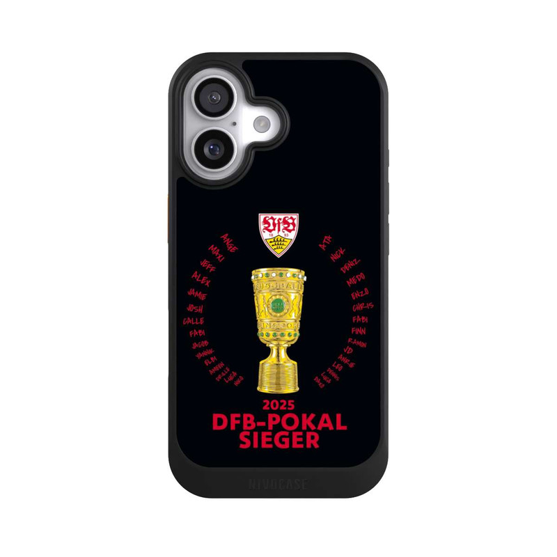 iPhone 17 NIVOcore VfB DFB-Pokal Sieger Schwarz